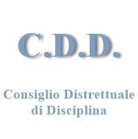 CONSIGLIO DISTRETTUALE DI DISCIPLINA